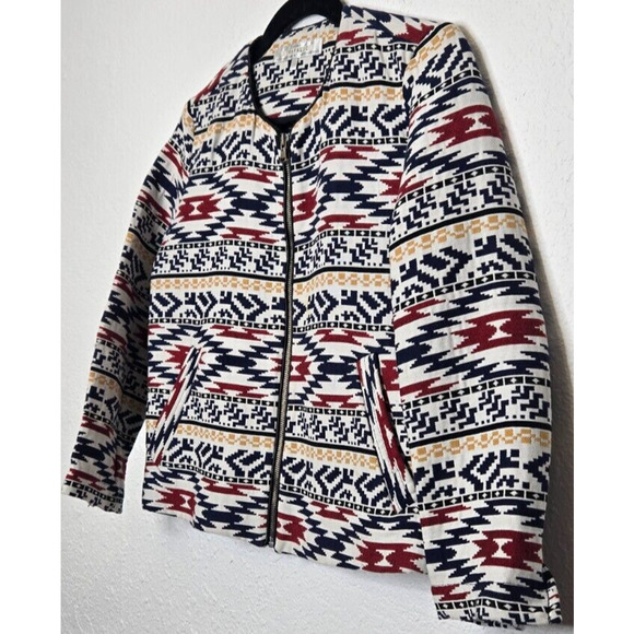 Zara Multicolor Patterned Blazer - Picture 2 of 12